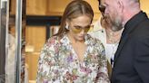 Jennifer Lopez Steps Out for Lunch and Shopping in L.A. Following Tour Cancellation