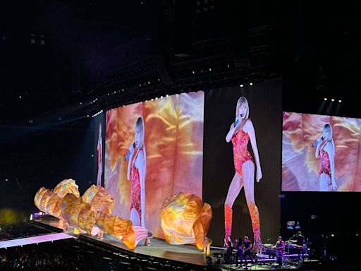 Taylor Swift debuts new costumes for Eras Tour: Was that a Chiefs red leotard ?
