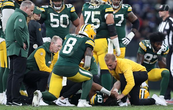 Jordan Love injured in final minute of Packers' 34-29 loss to Eagles in Brazil. Here's what we know