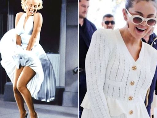 Selena Gomez vivió un momento Marilyn Monroe en Cannes