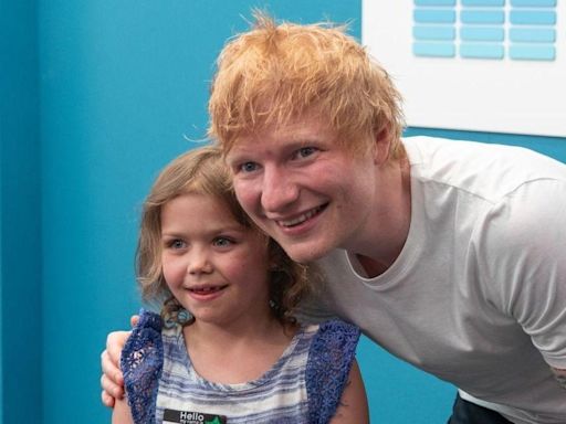 Ed Sheeran visits Boston Children's Hospital ahead of Boston Calling performance