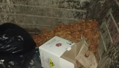 Robaron material radiactivo en Saavedra y encontraron la caja en un contenedor de basura en Chacarita