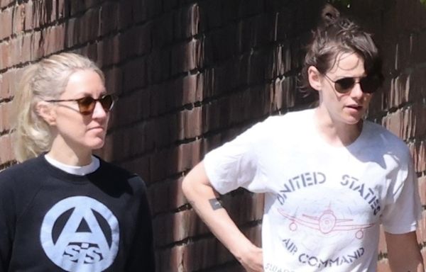 Kristen Stewart & Fiancée Dylan Meyer Go for Walk in the Park with Their Dog