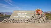 Do you recognize these men spotted pulling down boulders on a popular Lake Mead hiking trail?