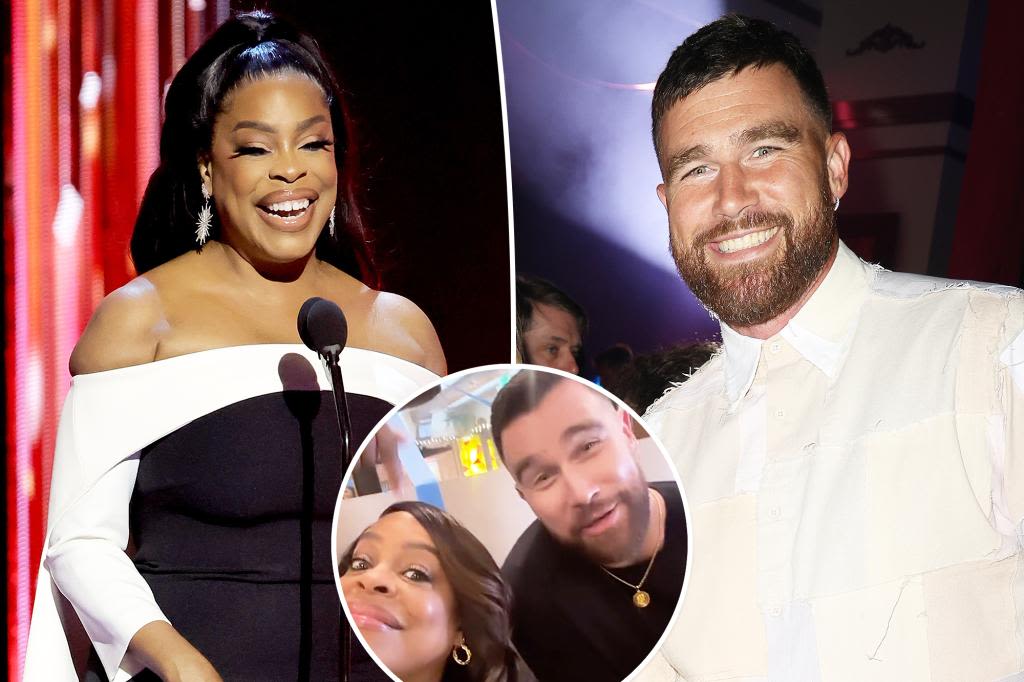 Niecy Nash, Travis Kelce hitting it off as costars of new Ryan Murphy show, ‘would not stop laughing’