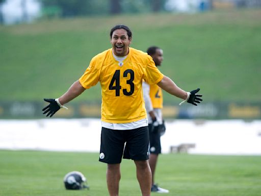 Troy Polamalu in disguise at Steelers training camp