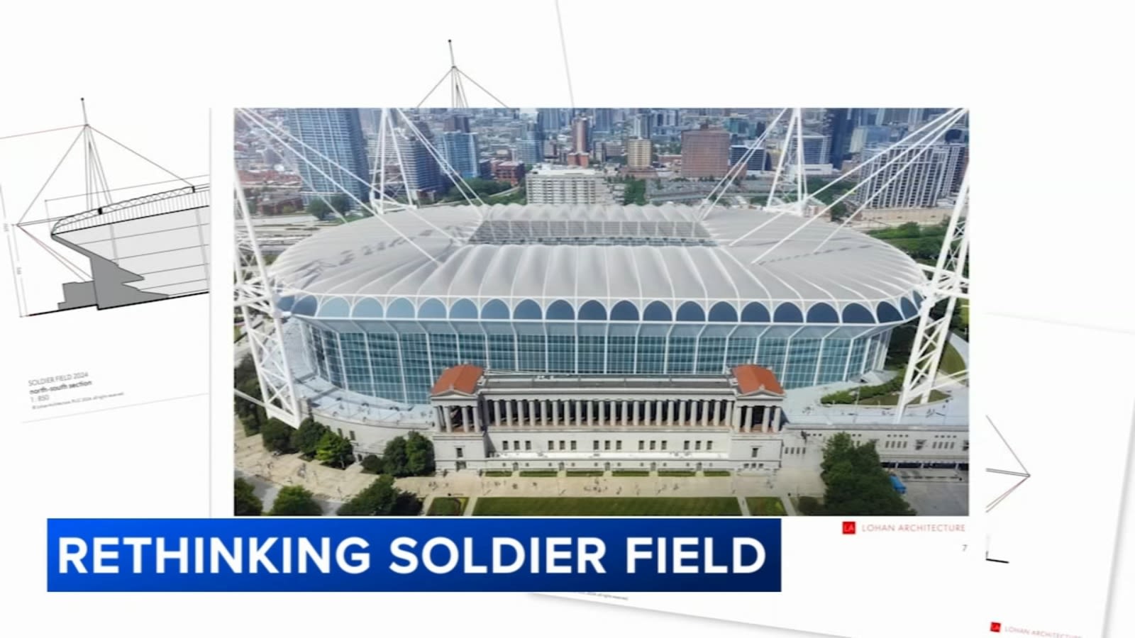 Architect proposes transforming Soldier Field for fraction of cost of new Chicago Bears stadium