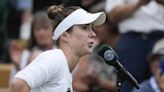 Elina Svitolina wins at Wimbledon on 'very difficult day' for Ukraine