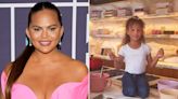 Chrissy Teigen's Daughter Luna Pretends to Be Her in Hilarious Video: 'Cookies for Dinner!'