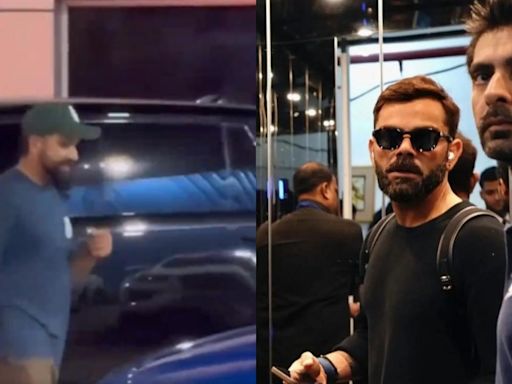 IND vs BAN: Rohit Sharma hits the road in blue lamborghini after Bangladesh series sweep, Kohli departs for London; WATCH