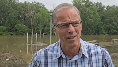 Sen. John Thune reacts to first Presidential debate