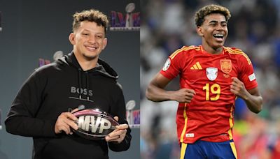 Patrick Mahomes se rinde ante Lamine Yamal por su golazo en la Eurocopa 2024