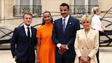 France's 5ft7in president is hard to spot in world leaders picture