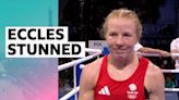 Paris 2024 Olympics video: Rosie Eccles beaten by Aneta Rygielska on split decision.
