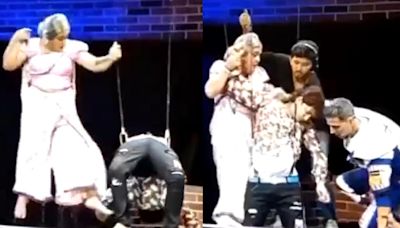 Akshay Kumar saves a man who fainted mid-air during the shoot of ’Kapil Sharma Show’, watch viral video