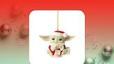 I can’t stop thinking about this Baby Yoda Christmas ornament