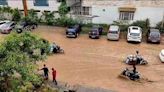 Office-goers, students stuck in monsoon rain in Gurugram
