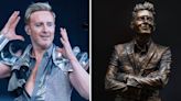 Ian 'H' Watkins from Steps 'fell off his chair' after discovering he was being honoured with 8ft statue in Cowbridge