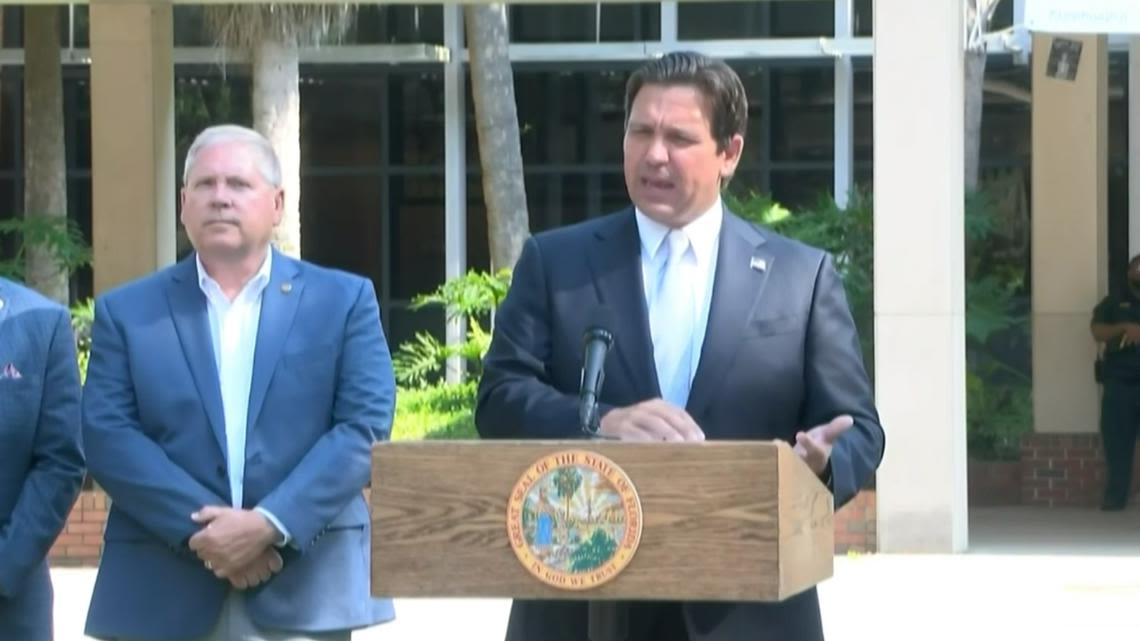 Watch Live: Gov. Ron DeSantis holds press conference from South Florida Home Depot