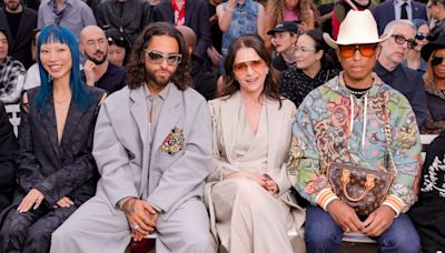 Pharrell Williams, Maluma, Selma Blair and More Celebrities Sit Front Row at Men’s Fashion Week Spring 2025