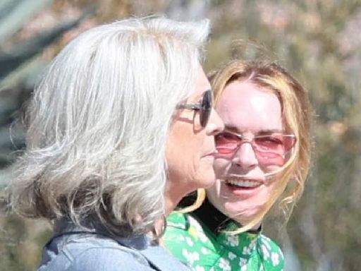 Lindsay Lohan and Jamie Lee Curtis film Freaky Friday 2 beach scene