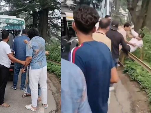 Man slips down Shimla cliff amid clash between tourists