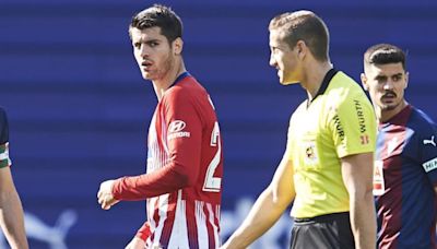 Atlético de Madrid | Morata, reencuentro con un escenario 'maldito' y un árbitro con el que le 'collejeó'