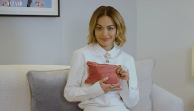 Video: Rita Ora reveals the contents of her beauty bag