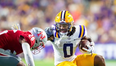 Brian Kelly explains what Zavion Thomas brings to LSU's return game: 'He's a weapon for us'