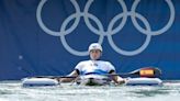 El piragüista español Pau Echaniz, medalla de bronce en K1 en eslalon en los Juegos Olímpicos de París 2024