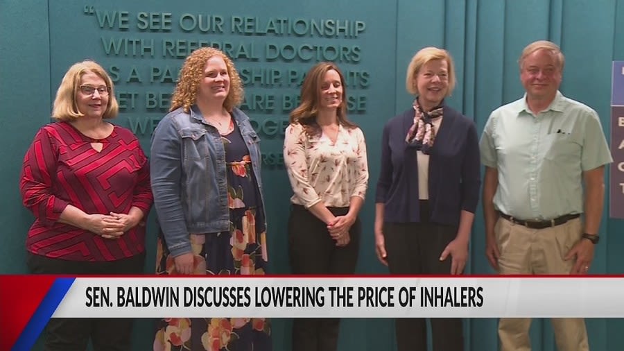 Senator Baldwin in La Crosse to discuss lowering inhaler prices