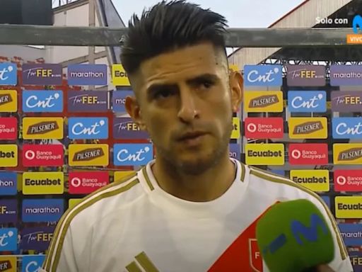 Carlos Zambrano criticó postura conservadora de Perú en derrota ante Ecuador: “Hay que arriesgar, peor no podemos estar”