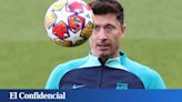 El dardo de Lewandowski a Xavi durante el entrenamiento del Barça por empezar tarde