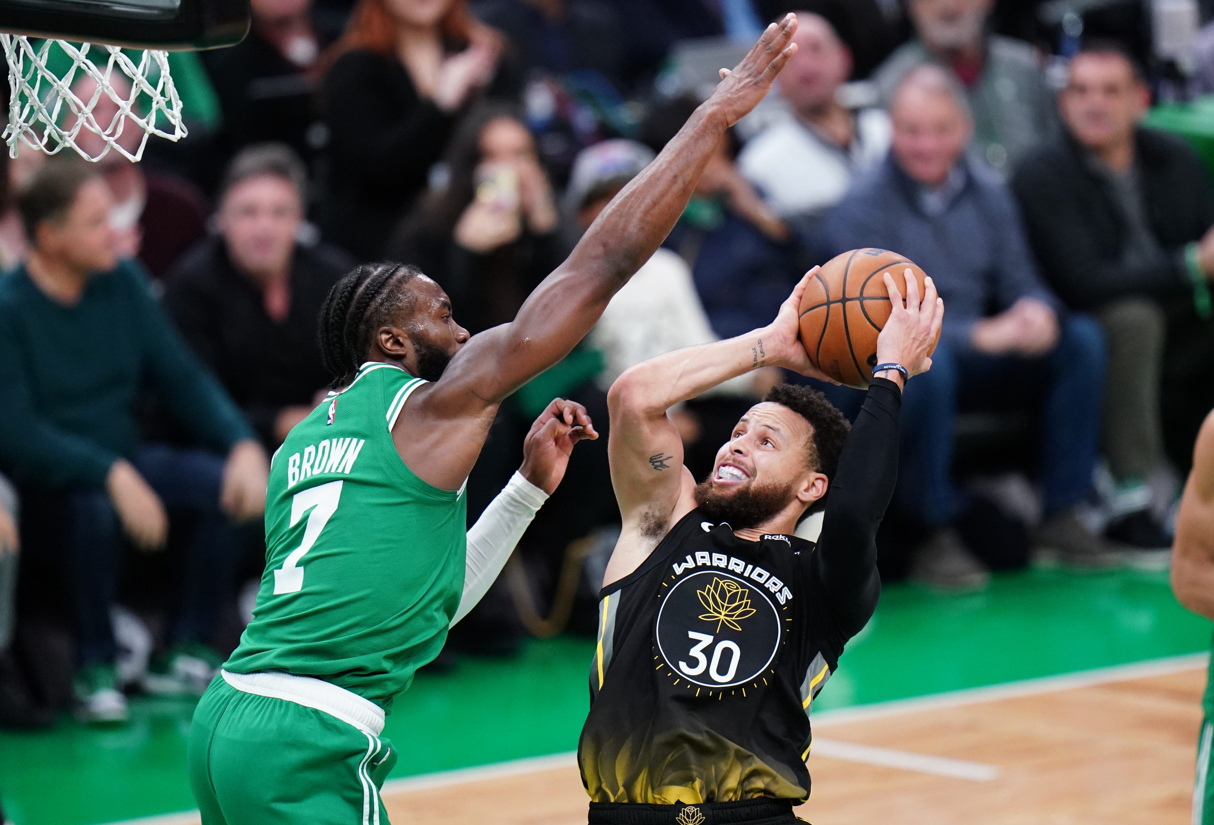 Jaylen Brown names a Warrior to his all-time starting five