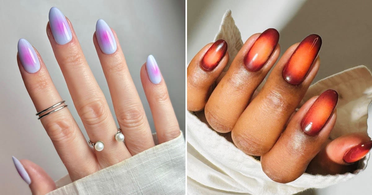 This Is The Colorful Aura Nail Design That Best Matches Your Zodiac Sign’s Energy