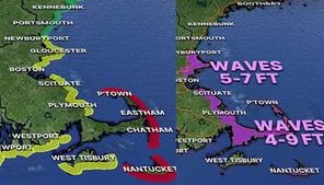 Dangerous rip currents, large waves of up to 9 feet possible at Massachusetts beaches