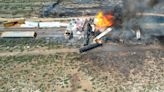 Investigation underway after freight train carrying fuel derails near Arizona-New Mexico border