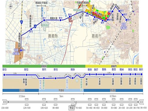 聯結嘉義高鐵站和臺鐵站 嘉義市辦輕軌藍線說明會