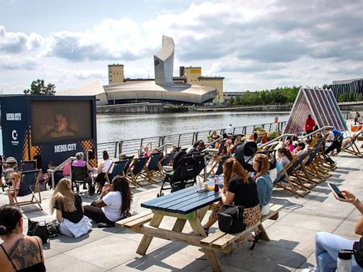 MediaCity's free waterside cinema is showing Barbie, Mean Girls, Top Gun and more this school holidays