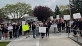 Marsh Valley High School students hold walkout in support of teachers - East Idaho News