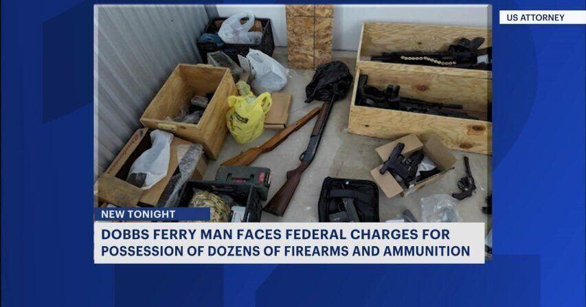 Dobbs Ferry man facing federal charges of illegal possession of firearms, ammunition