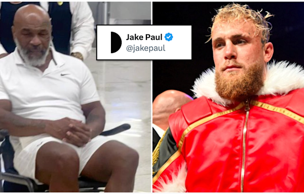 Jake Paul has reacted to Mike Tyson's medical emergency on plane just weeks out from fight