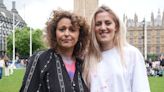 Nadia Sawalha joins women going topless for breast cancer drug campaign