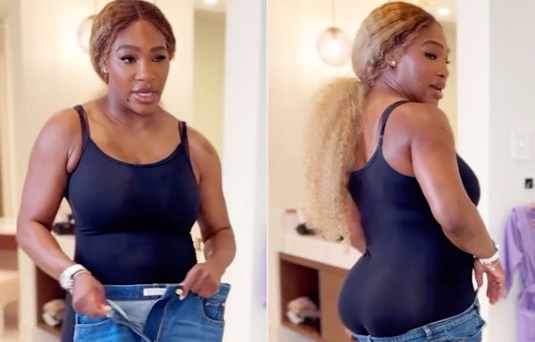 Serena Williams Tries on Valentino Denim Skirt for the 2nd Time Amid Weight Loss Journey: 'Getting There'