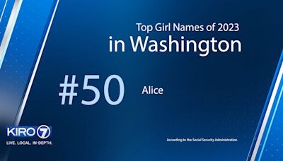 Most popular baby names in Washington for 2023 announced