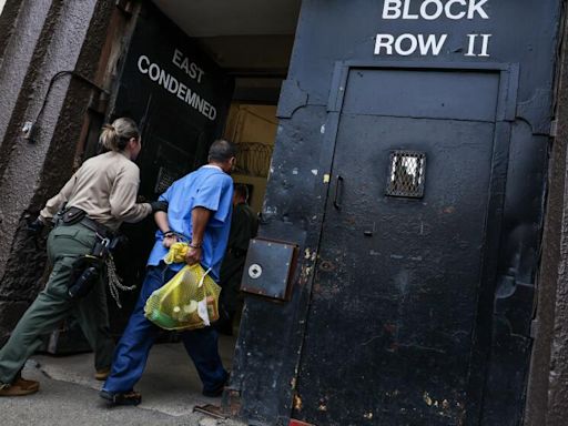 Death row inmates are being transferred out of San Quentin. Chino city officials are sounding the alarm