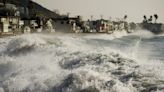 Dangerous waves hit California coastline