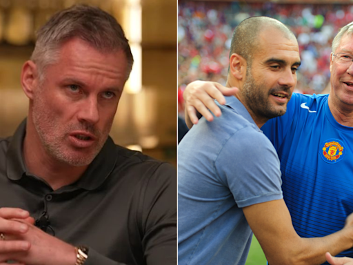 Jamie Carragher ranks the top five PL managers including Pep Guardiola, Jurgen Klopp and Sir Alex Ferguson