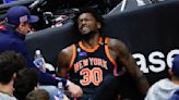Julius Randle takes hard fall late in ugly Knicks Game 2 loss to Cavaliers