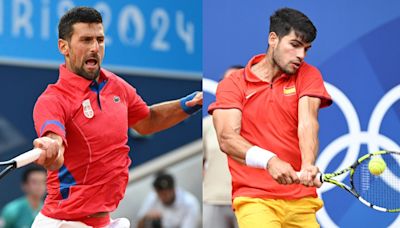 Novak Djokovic - Carlos Alcaraz: Horario y dónde ver la final de tenis de los Juegos Olímpicos de París 2024, en directo